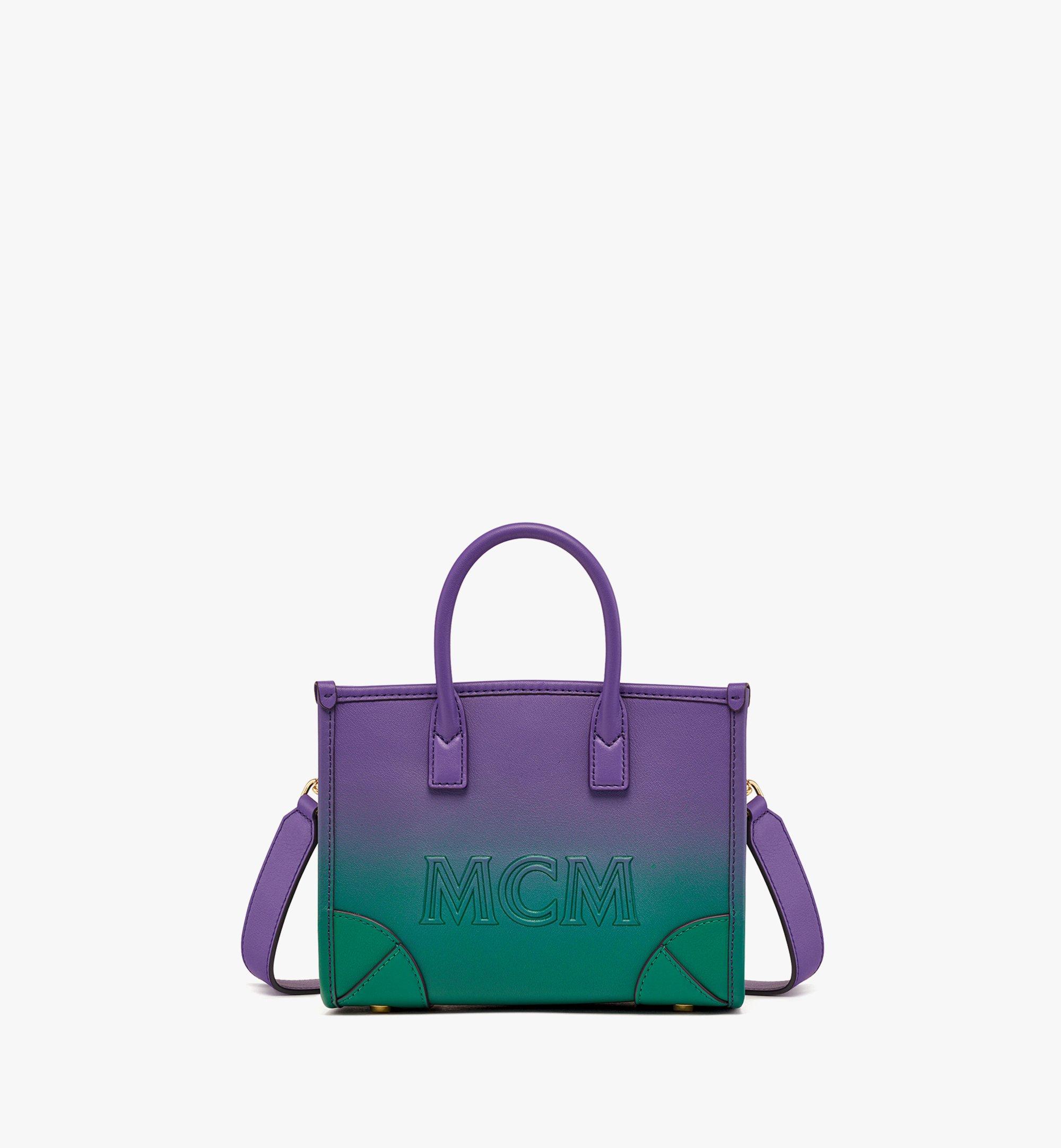 Mcm top handle on sale bag